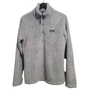 Patagonia Gray1/4-Zip Fleece Pullover Los Gatos Size Large
